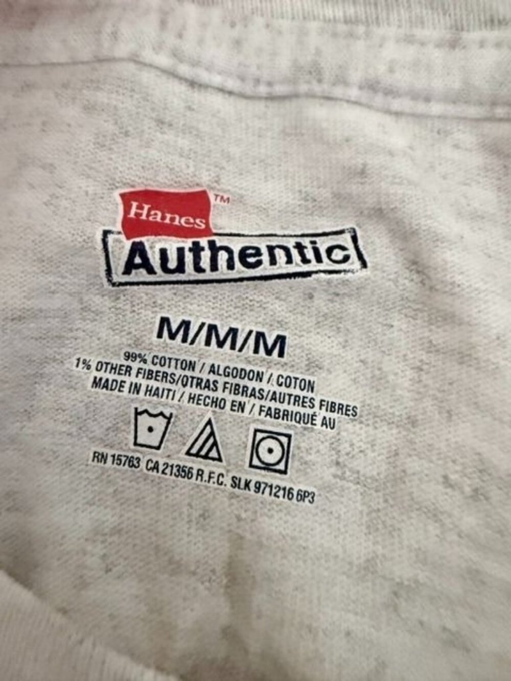 Club H.O.G. Richmond 21st Annual Rally T-Shirt By Hanes Authentic M Gray Cotton - Picture 6 of 6